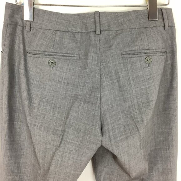 THEORY MAX C TAILOR WOOL GRAY CLASSIC TROUSERS 4 - Picture 6 of 9